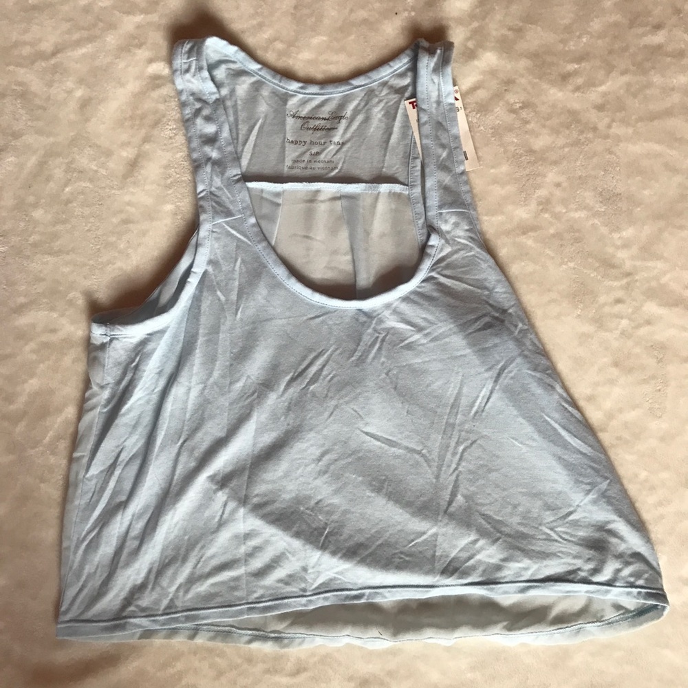 NWT American Eagle light blue flowy tank top